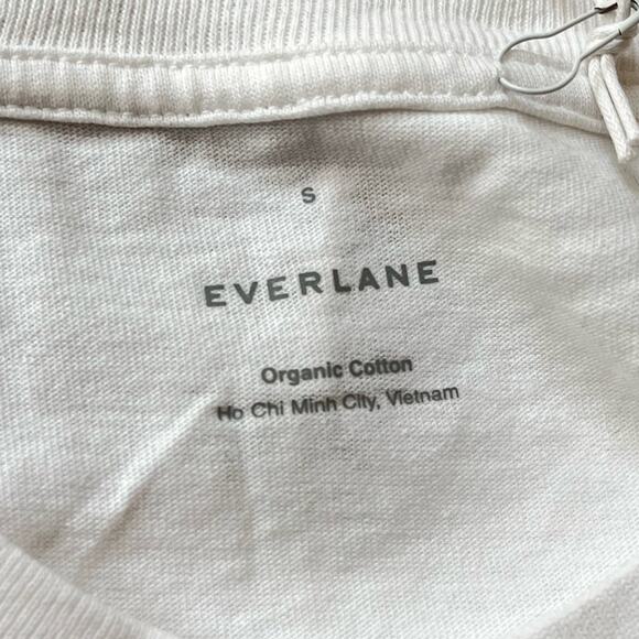 Everlane The Premium-Weight Relaxed Crew Tee Shirt White Sizes Medium - Picture 5 of 9